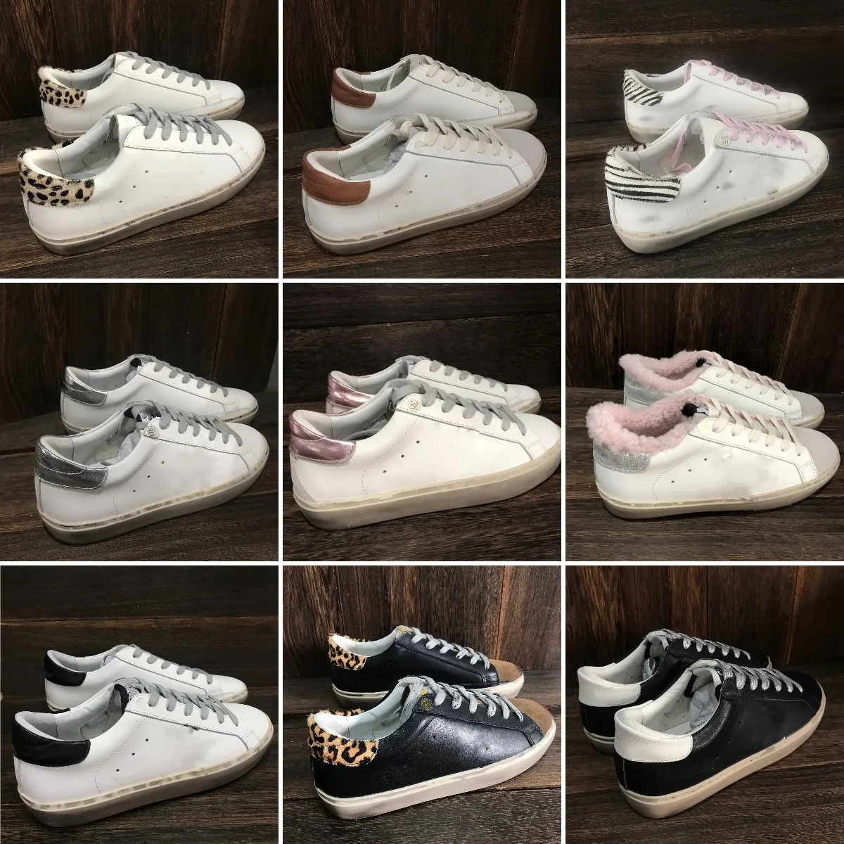 Golden Hi star Sneakers Deluxe Brand Casual Skor Paljett Classic White Do -Old Dirty designer herr dam Super Star Man Shoe 2023