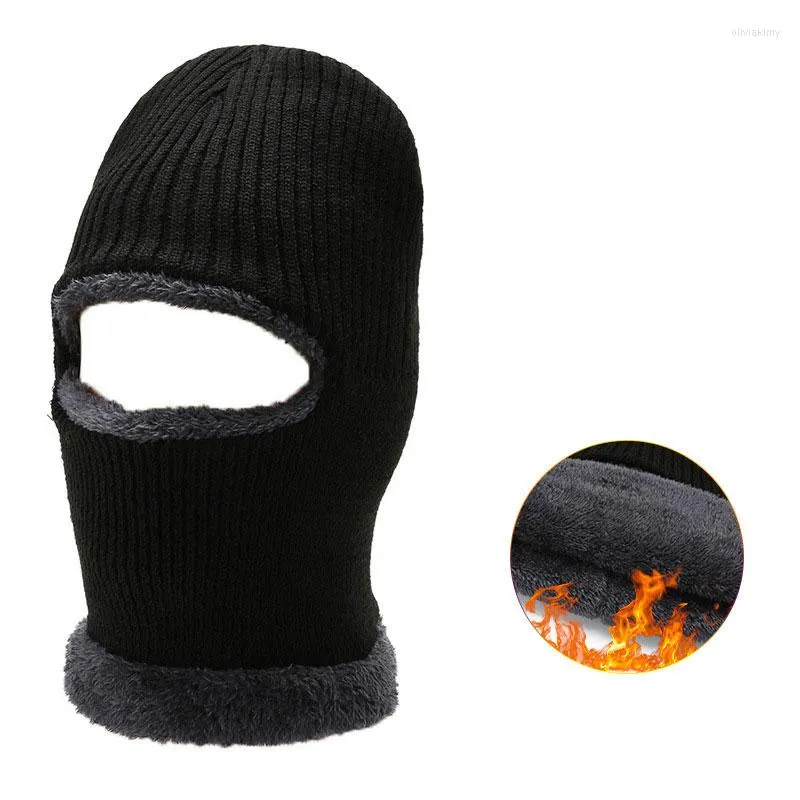 Berets Winter Wark Fleece Beanies Hats for Women Skull Bandana Neck Wrater Warmer Balaclava Face Warmming Bonnet Cap Hat Gorras Hombre