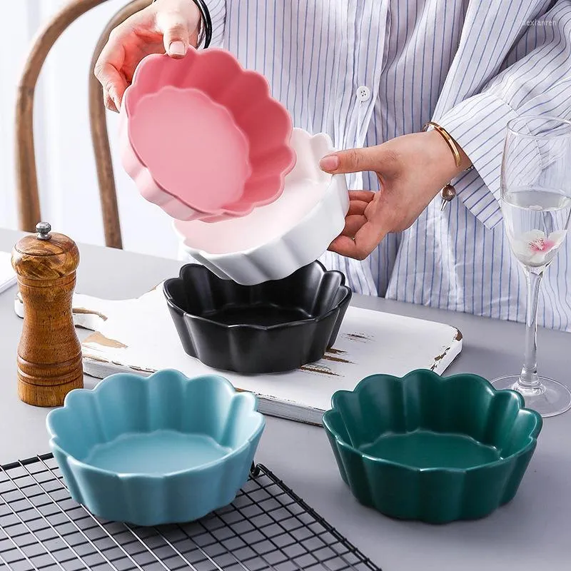 Assiettes Vaisselle Céramique Creative Personnalité Saladier Ménage Peint Riz Rôti Dessert Ceramica