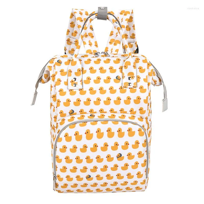Школьные сумки мультфильм принт мама рюкзак большой способность подгузник по уходу за деть