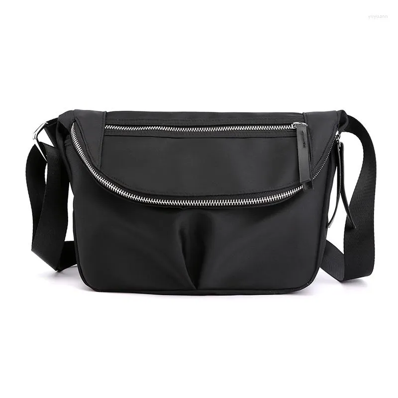 Borse a tracolla Borsa a tracolla piccola con volant increspato per ragazze Borsa a tracolla Oxford in nylon impermeabile di design femminile da donna casual