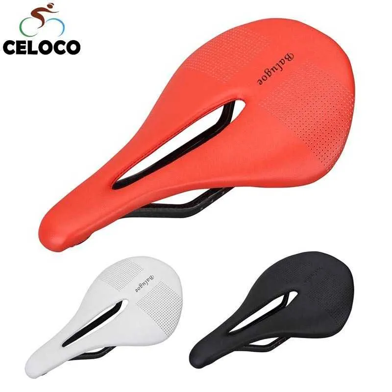 2023NEWカーボンファイバー自転車サイクリングMTBマウンテンS 240-143 mm/110G Ultralight Road Bike Saddle 0130