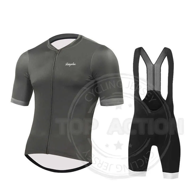 Maglia da ciclismo Set 2022 ralvpha maglia professionale da uomo pantaloncini da ciclismo Ciclismo Maillot tuta estiva da ciclismo manica corta Z230130