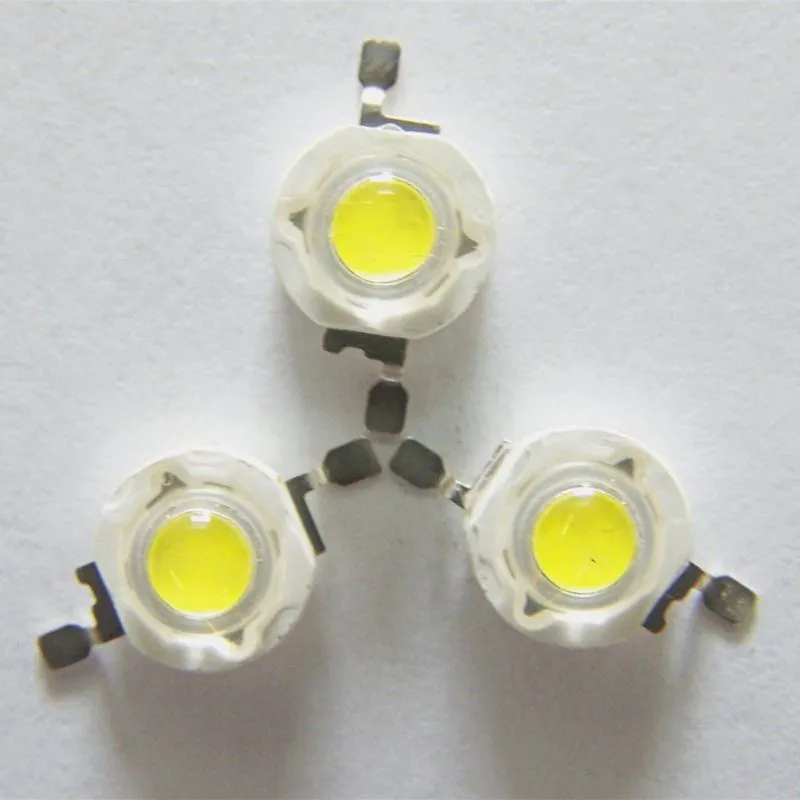 Lampadine LED 3W Sorgente lampada ad alta potenza Bianco puro/Bianco caldo 30mil 45mil Chips Punto luce DownlightLED