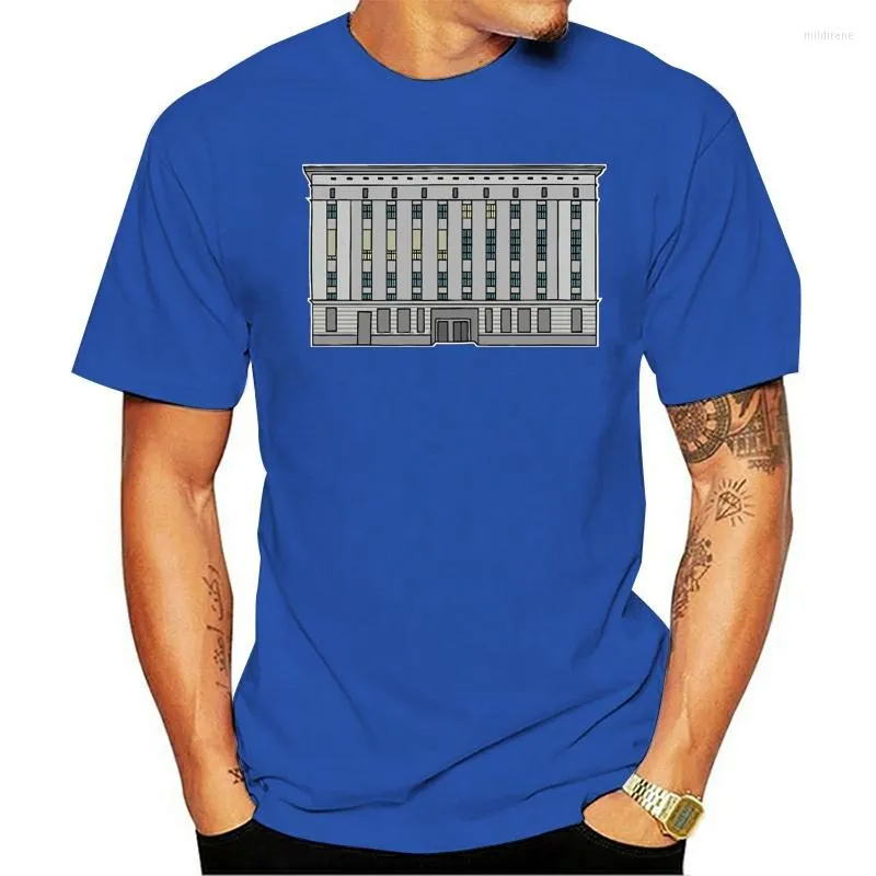 Herr t -skjortor Berghain Berlin Powerplan Shirt Designing Bekväm passform Normal Summer Style Novelty Cotton Rund krage