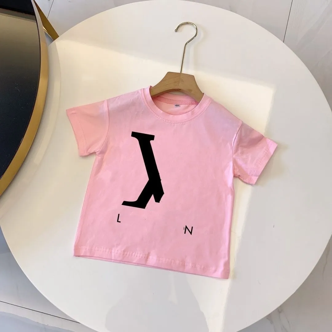 babykleertjes kids designer t-shirt kid t-shirt meisje jongen korte mouw peuter kleden 1-15 leeftijden kind t-shirts luxe zomer met letters tags 8 kleuren