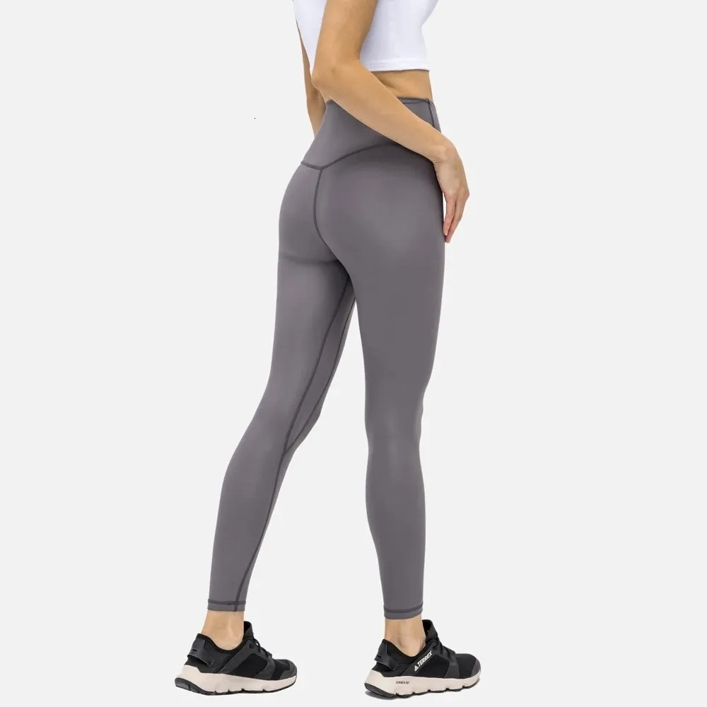 Yoga Outfit NWT High Rise Workout Set Donna Leggings in ecopelle con rivestimento opaco Squat Proof Back Waist Pant Reggiseno sportivo Abbigliamento 230130