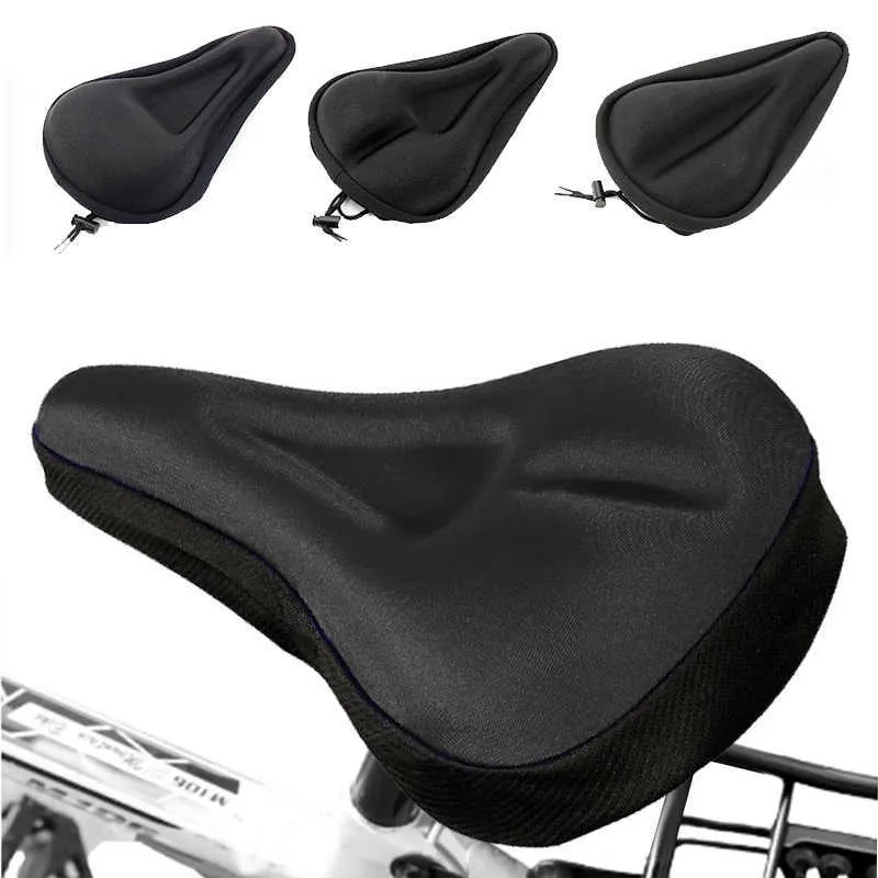 Saddles 3D Bis de bicicleta de bicicleta respirável 3D Capa de sela confortável Seat Mountain Cycling Pad Acessórios de bicicleta de almofada 0130