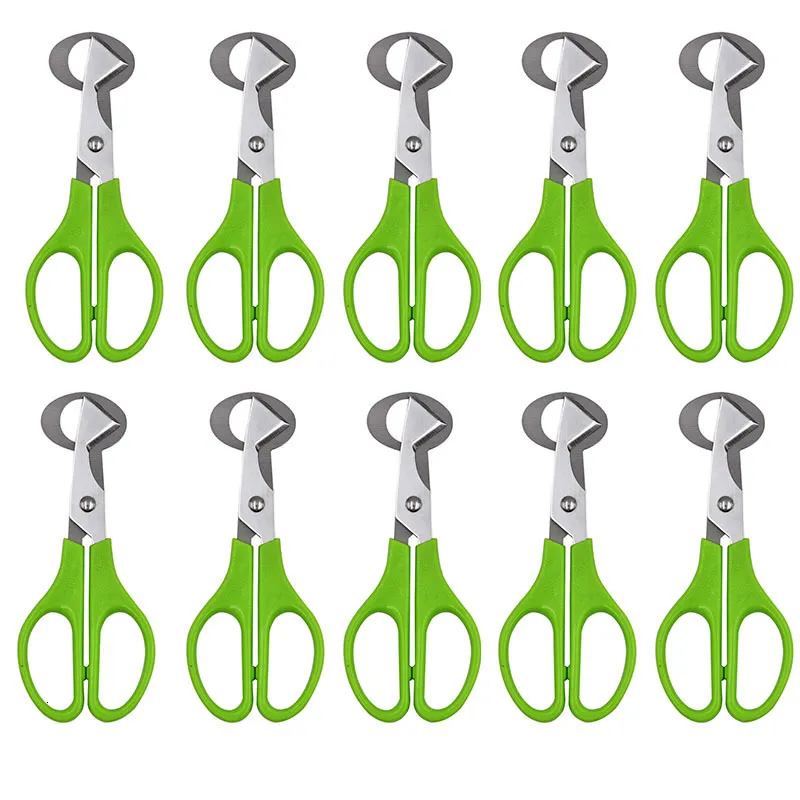 Small Animal Supplies 10PCS Stainless Steel Quail Egg Cutter Scissors Bird Opener Cracker Kitchen Clipper Tool 230130