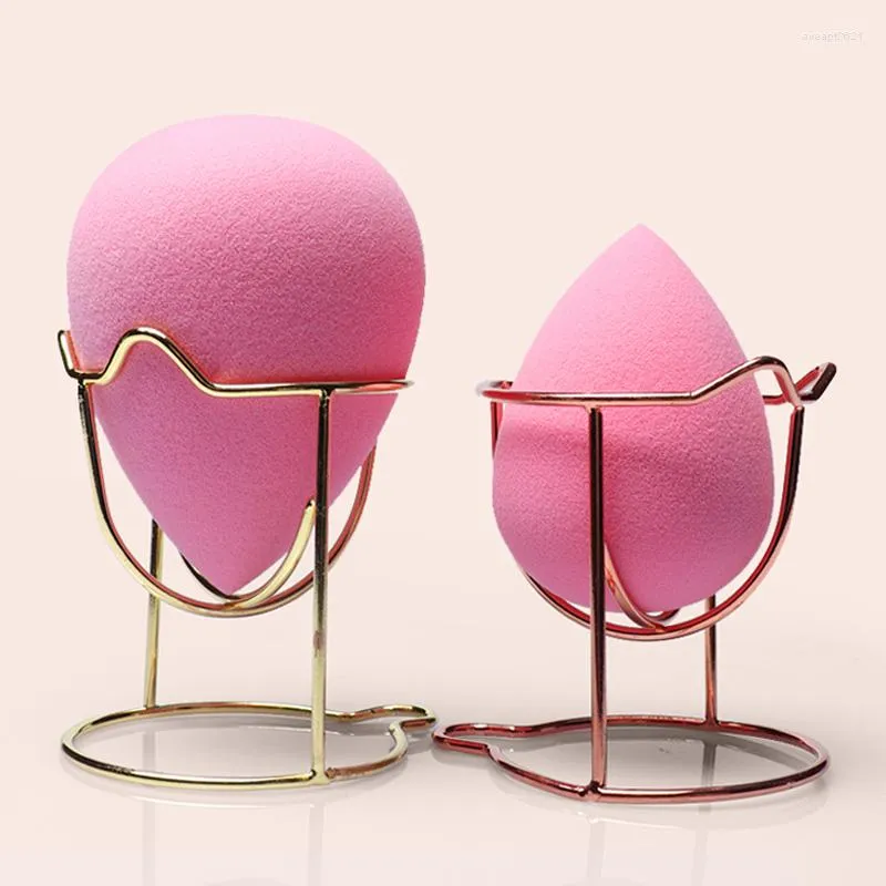 Storage Boxes Makeup Organizer Cute Beauty Egg Bracket Gourd Powder Puff Rack Box Shelf Holder Tools Cosmetic