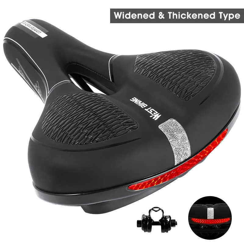 S vélo équitation équipement doux et confortable accessoires selle siège de vélo réfléchissant route de montagne 0130