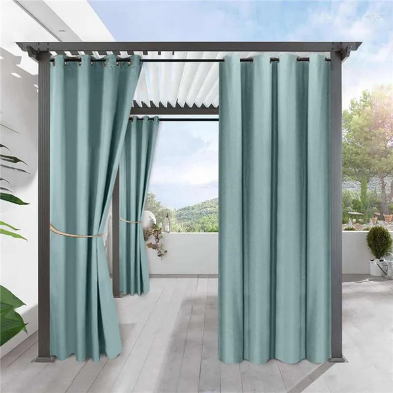Cortina de cortinas modernas cortinas de blackout completo tecido à prova d'água para sala de estar, insulador de calor simples, insultando sombras sombreadas
