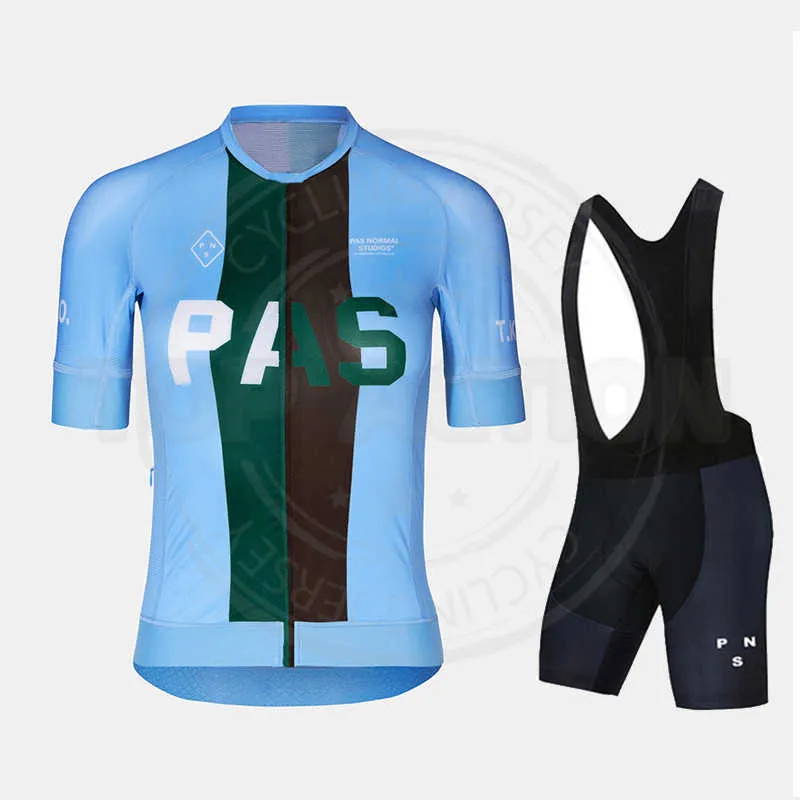 Zestawy Pas Normal Studios Jersey Zestaw Kobiety Summer Rower Suit PNS MTB Cycling Ubrania