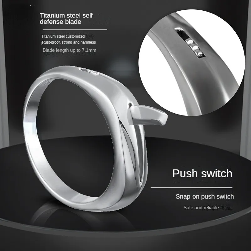 High Tech Multifunctional Self Defense Ring Protect For Men And