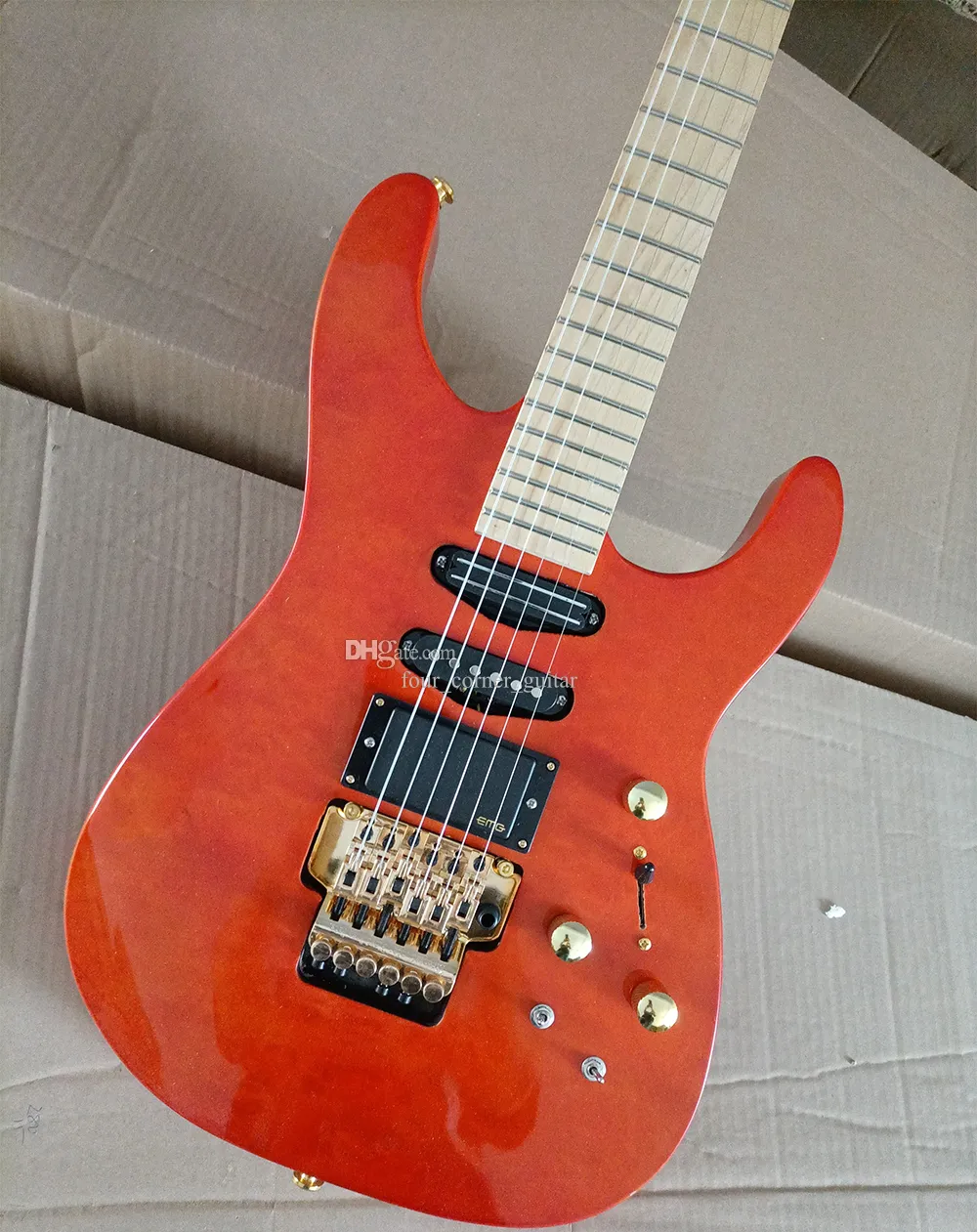Customizable 6-String jcraft electric guitar with EMG
