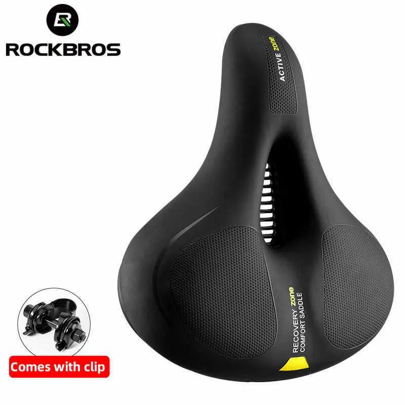 S Rockbros Bicycle RainProof PU Surface Soft Memory Soft Memory Shockproof Mtb Reflective Bike Saddle Seat 0131