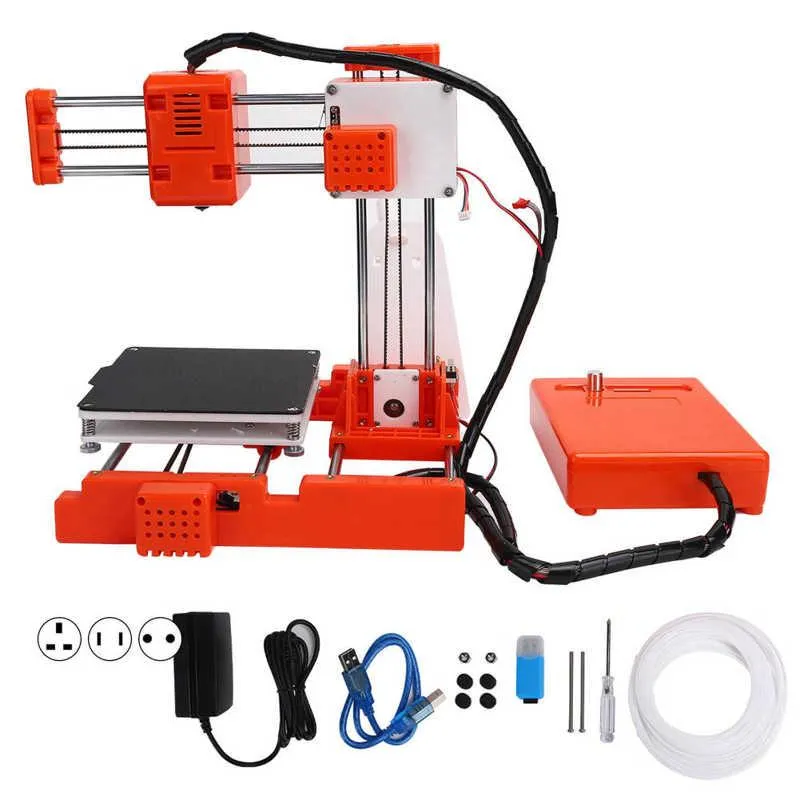 IMPRESSORES 3D Impressora Mini Desktop DIY Toy Kit com 3 tipos de conexão para estudantes 110-240V