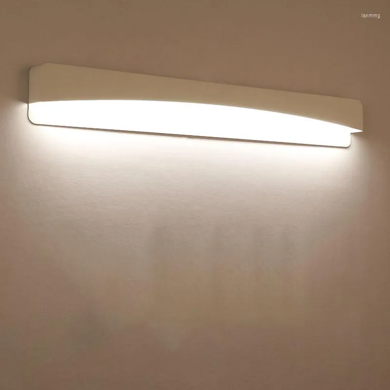 Wandlamp LED -lampen badkamer slaapkamer make -up spiegel ijdelheid licht 9W 42 cm waterdichte voorste armaturen
