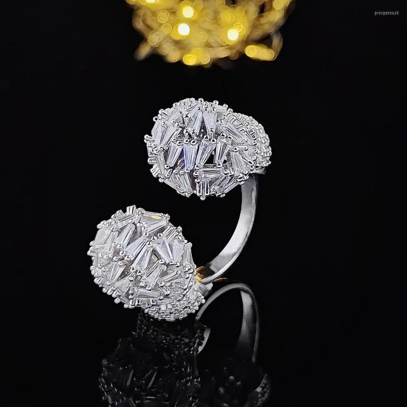 Cluster Rings 2023 Fashion SILVER Color Boxing Glove Princess Ring For Girl Lovers Love Christmas Gift Jewelry Wholesale R7423