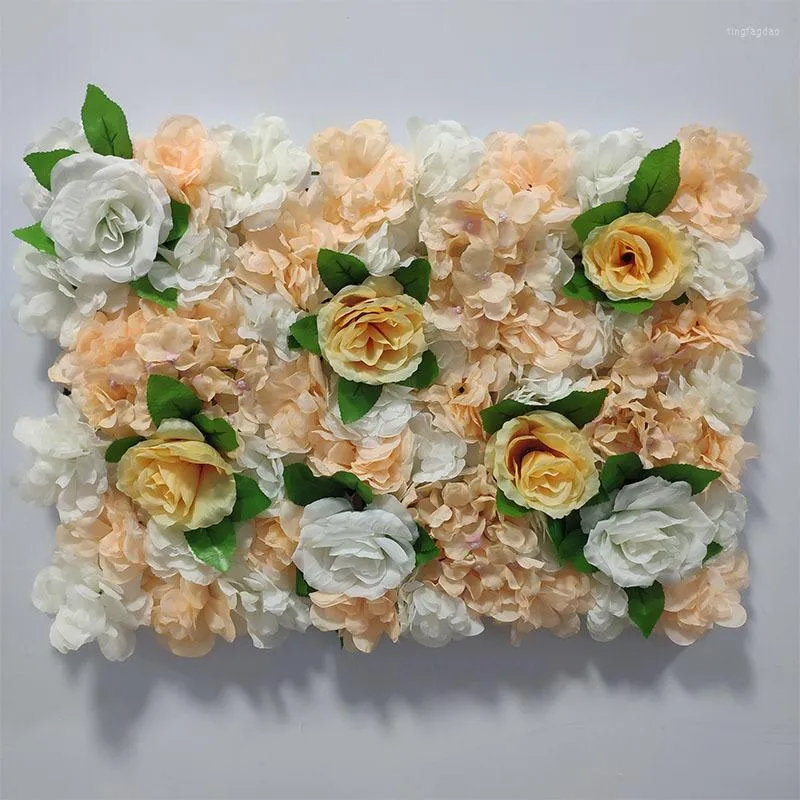 Kwiaty dekoracyjne sztuczne rośliny kwiat róży tło ściany jedwabny trawnik mariage dekoracja ślubna dekoracja ogrodu akcesoria