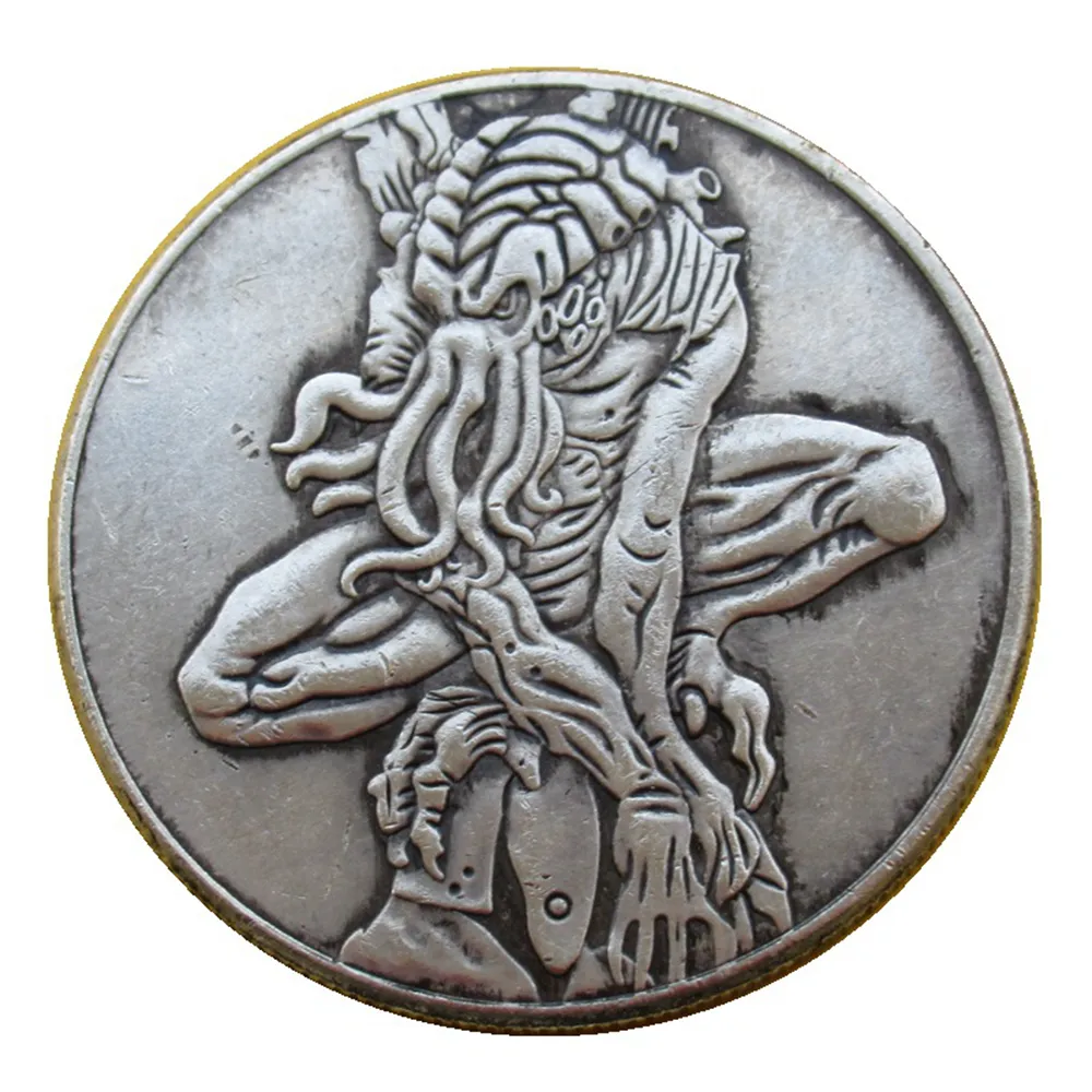 Hobo Coins USA Morgan Dollar Skull Zombie Severon Silver Copy Coins Metal Crafts Homps الخاصة #0144