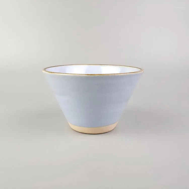 Tasses Soucoupes Style Japonais Bleu Clair Bambou Chapeau Céramique Petite Tasse À Thé Soupe Hirondelle Brute Poterie Littéraire