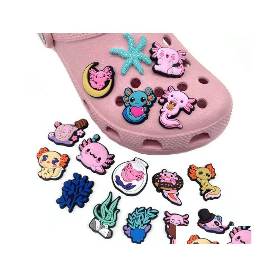 Pièces de chaussures Accessoires Designer Croc Charms Pvc Shoecahrms Boucle Cartoon Flat Clog Bracelet Décoration Partie Drop Delivery Chaussures Dhgwr