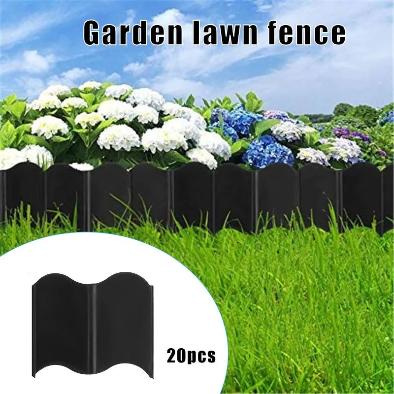 Garden dostarcza inne ogrodzenie krawędzi krajobraz 20 PCS Wsparcie roślin stawka dekoracyjna stojak na kwiaty wielokrotnego użytku plastikowy uchwyt na klatkę bez kopania ednu8