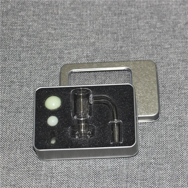 Hookahs helt svetsläger spinnkvartskalande nagel terp slurper avfasad kant 10mm 14mm manlig joint 45 90 graders silikon dab -verktyg