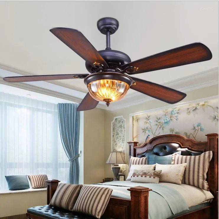 Pendant Lamps Dining Room Ceiling Fan Light Living American Remote Control