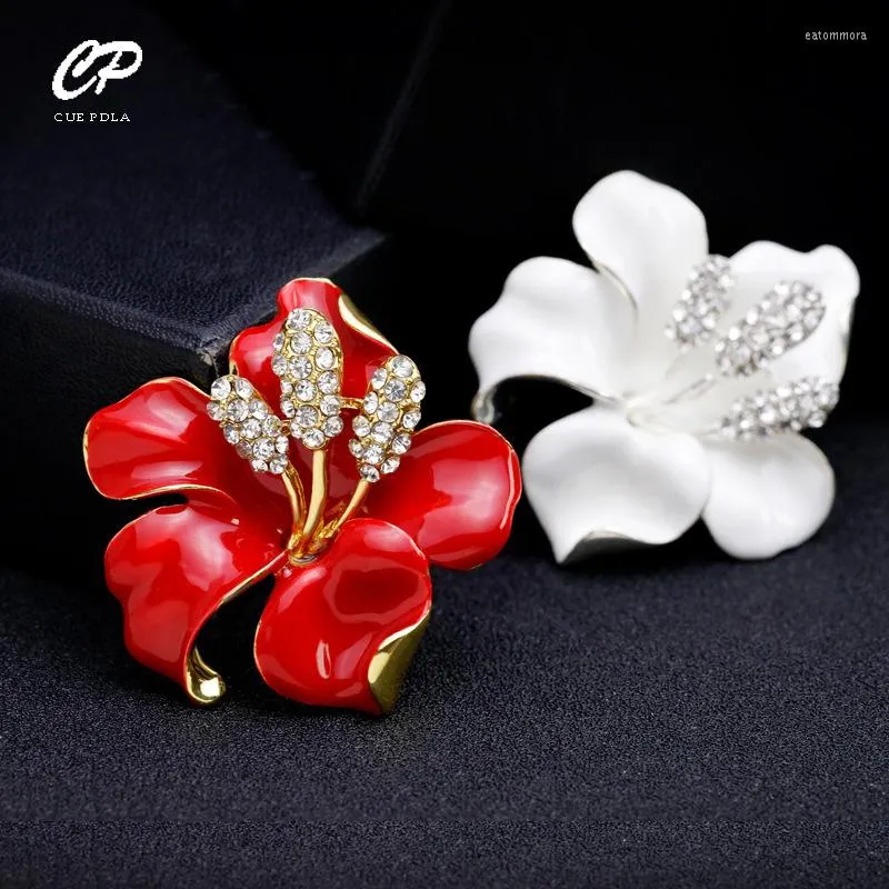 Brooches Exquisite High-end Rose Flower Brooch Bridal Wedding Clothing Accessories