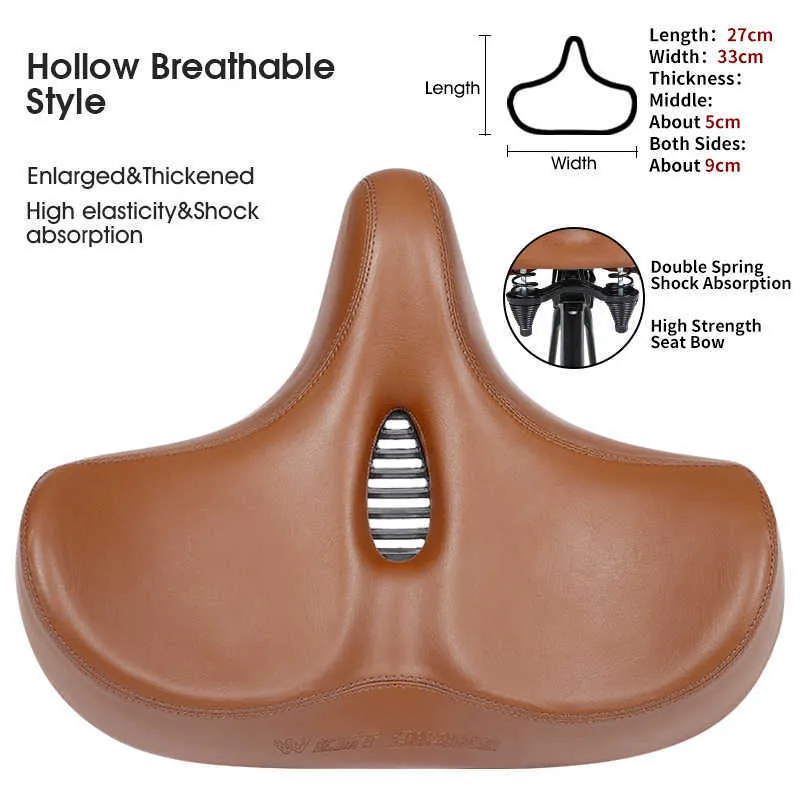 Cloud Nine Bike Seat WEST BIKING Extra Wide MTB Bicycle Saddle