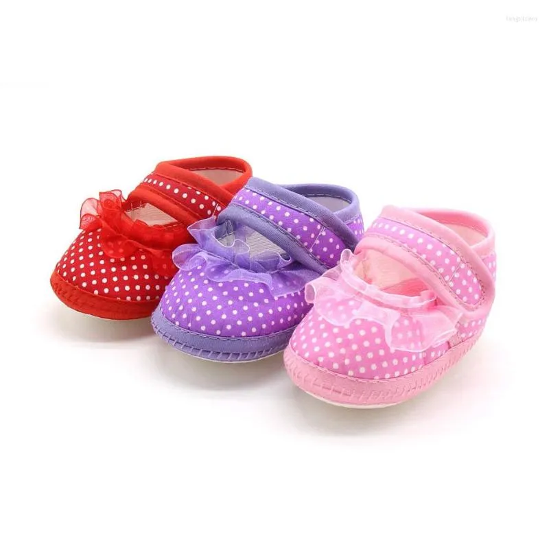 Premiers marcheurs 3-12 mois bébé pantoufle enfants crochet et boucle printemps été semelle souple né anti-dérapant appartements infantile berceau chaussures