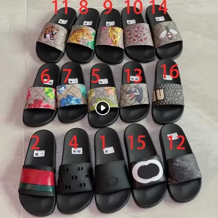 Designers sandaler män kvinnor mode klassiska blommor brokad glider lägenheter läder gummi värmplattform flip flops växel botten strandskor loafers med ruta 311