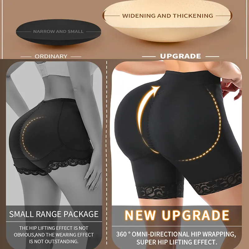 Women's Shape wear Buttock Padded Underwear Bum Butt Lift Enhancer Brief  Panties
