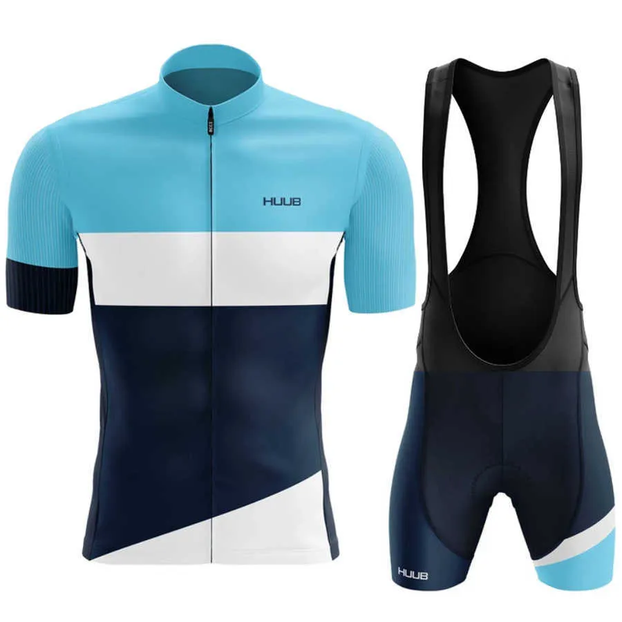 Zestawy 2022 Huub Summer Jersey Set Rowing Rower Suit Mountian Rower MTB Cycling Cycling Men Ropa Ciclismo Z230130