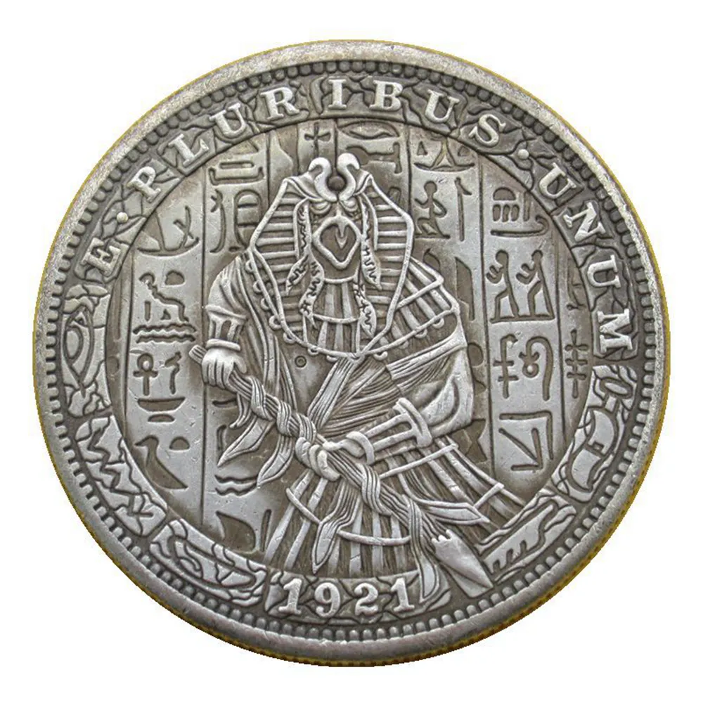 Hobo Coins USA Morgan Dollar Crâne Zombie Squelette Argent Plaqué Copie Pièces En Métal Artisanat Cadeaux Spéciaux #0134