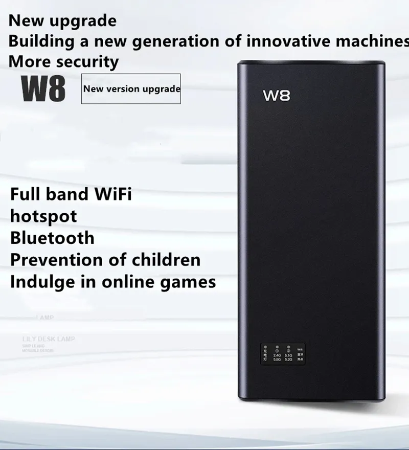 W8 Portable Handheld Hotspot Electronics Bluetooth Wifi Signal Jam Mer 2.4G 5.2G 5.8G Signaal Bro Ken
