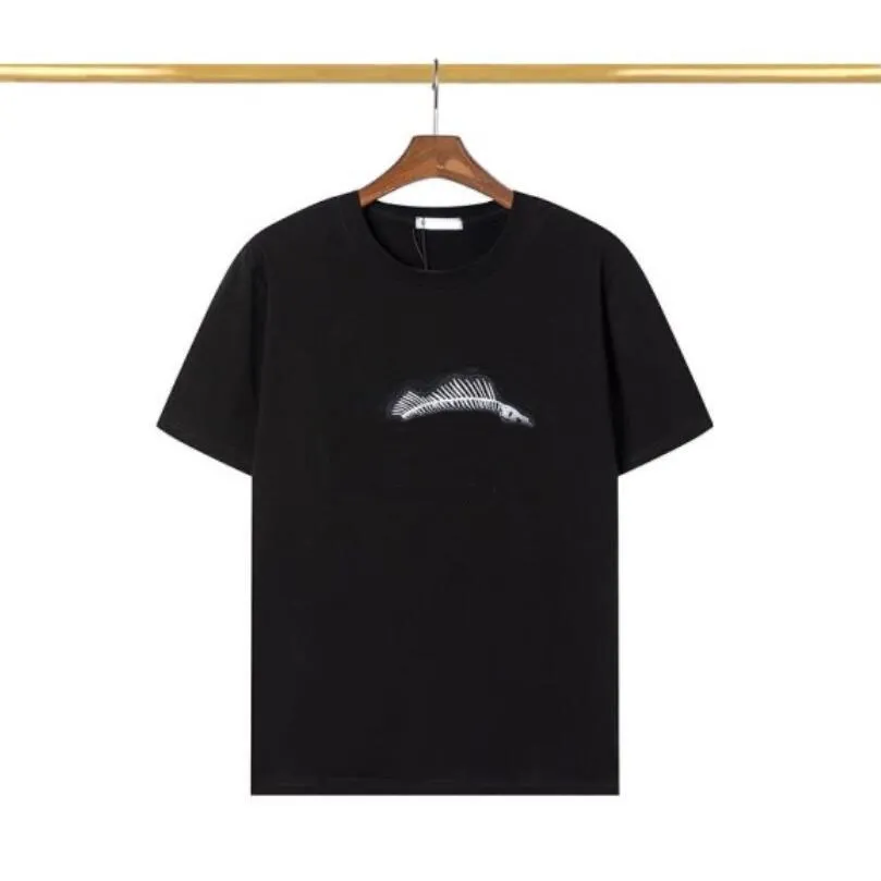 T-shirts pour hommes Designer pour hommes femmes chemises de broderie d'os de poisson t-shirt de mode avec des lettres d'été à manches courtes t-shirt taille asiatique M-3XL