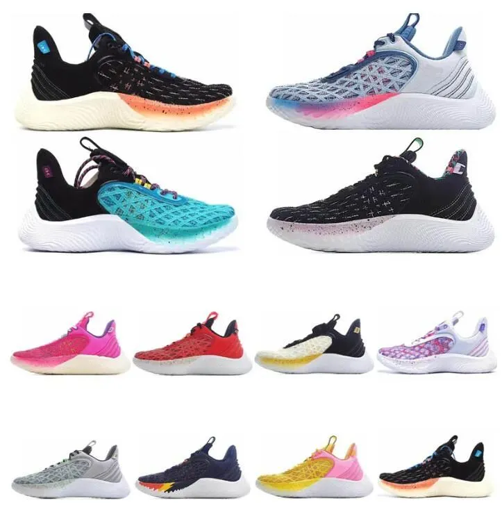 2023 Nuovo flusso di scarpe da basket della moda 9 4 uomini Light Show Shoe Sesame Street Elmo Sneakers Monster Beyond the Stripe Black History Month Designer Trainer 36-46