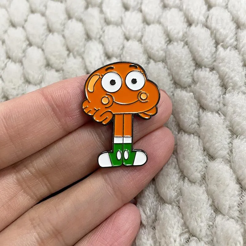 Brooches Cute Cartoon Character Enamel Pin Brooch Funny Accessories Unique Jewelry Gift