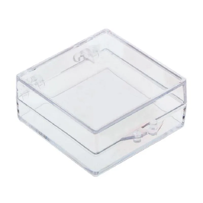 Caixas de armazenamento caixas 10x7.5x2.5cm caixa de parafuso de componente transparente Jóias de ferramentas práticas para ferramentas case pp