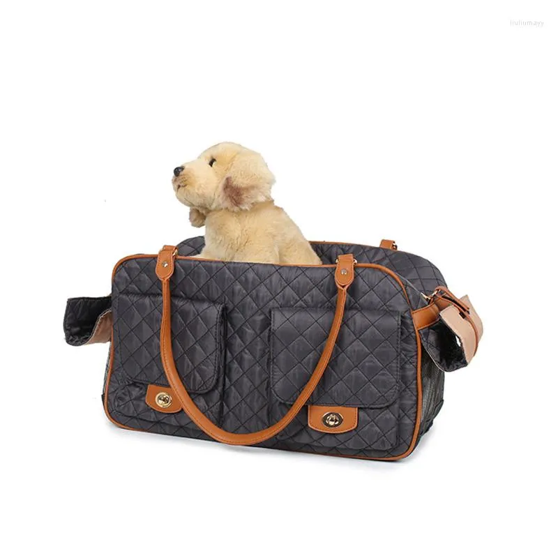 Собачья автомобильный сиденье покрывает портативную ручную сумку для кошек нейлоновый водонепроницаемый щенок домашнего животного чихуахуа Йоркшир удобное дышащее плечо