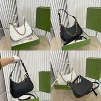 Evening bag Shoulder Bags chain designer hands women croissant underarm Luxury Leather Crossbody female purse wallet 221216