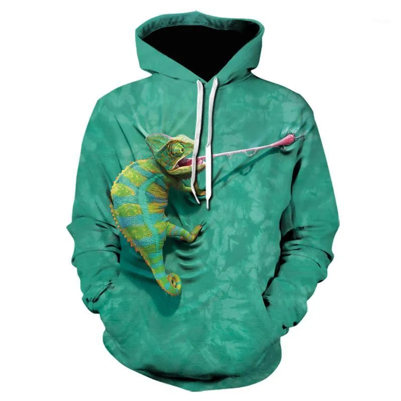 Men's Hoodies Three-dimensional Printing Animal Hoodie And Women's Spring Autumn Style Casual Fun Handiness Pullover & Sweatshirts