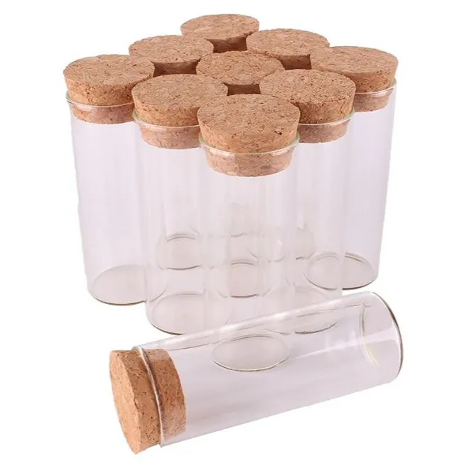 30 ml maat 27*70 mm Testbuis met kurkstopkruidflessen Container Jars flesjes diy Craftgood Qty 24pcs