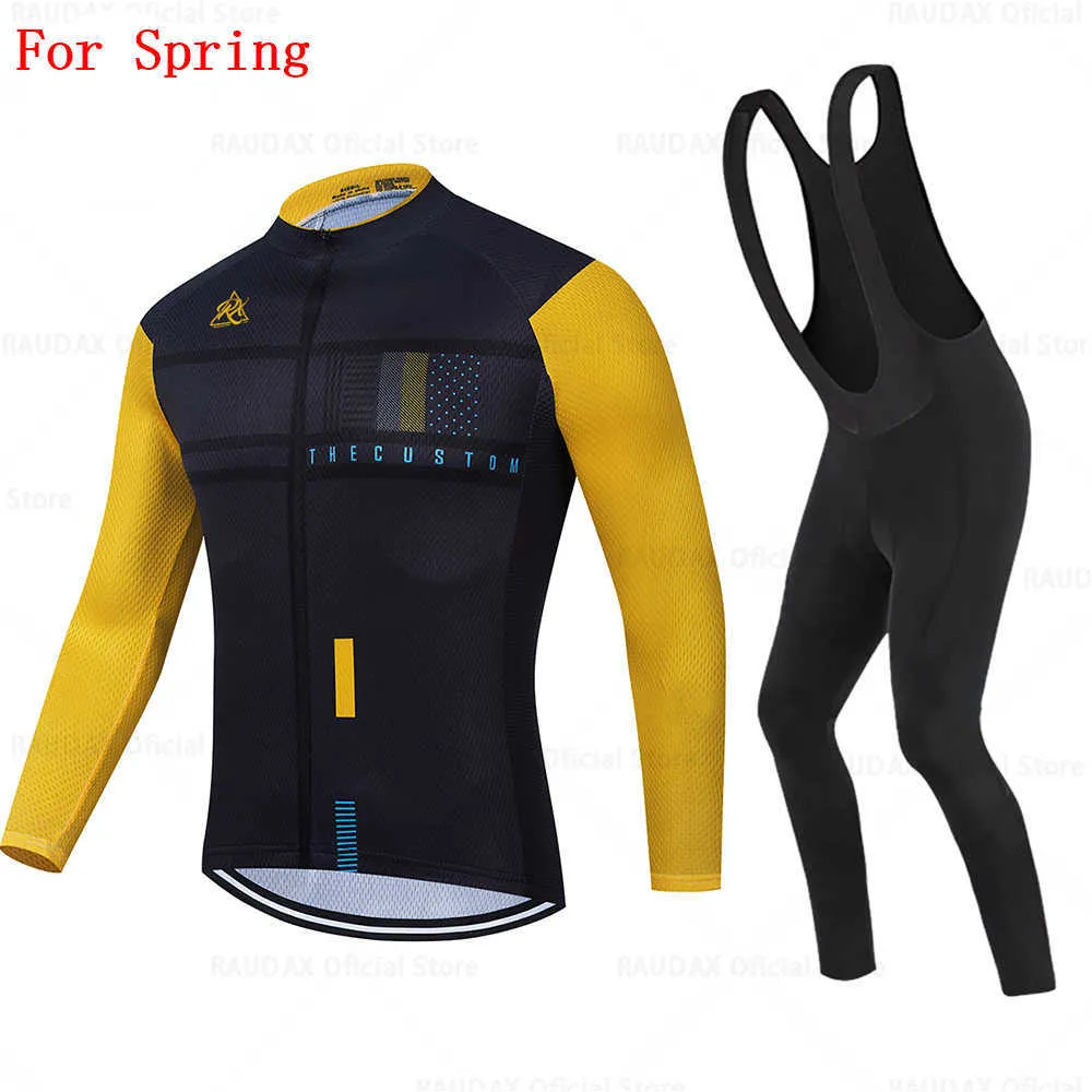 S 2023 Команда Raudax Men Men Jersey Jersey Suit Outdoor Riding Bike MTB Cycling Clate