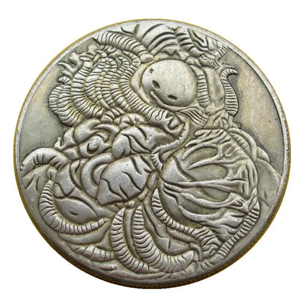 Hobo Coins USA Morgan Dollar Skull Zombie Skeleton Silver Plated Copy Coins Metal Crafts Special Gifts #0136