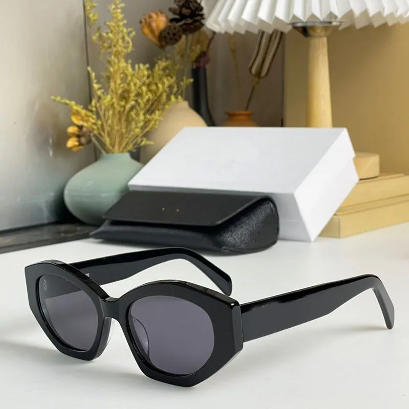 Nowe okulary przeciwsłoneczne Celnes dla kobiet fajne nieregularne prostokątne projekty oficjalne różowe importowaną ramy octanowej spersonalizowane okulary recepty czarne okulary z pudełkiem
