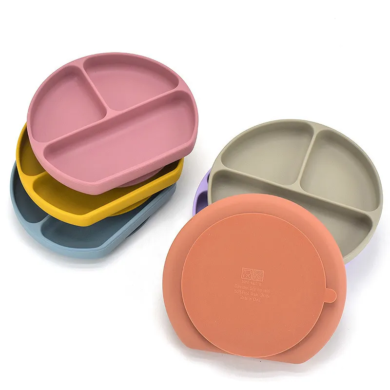 CLDY Lot De 8 Assiettes Pour Bébé - En Acier Inoxydable - Bol CLDY Lot De 8 Assiettes Pour Bébé - En Acier Inoxydable - Bol